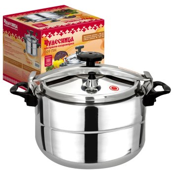 Кастрюля-скороварка Чудесница 009ПН, 9л, индукционное дно, для всех видов плит (1/6)