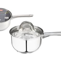 Ковш с крышкой Mediano, 1.9л, нерж. сталь, ручки из нерж. стали Mallony