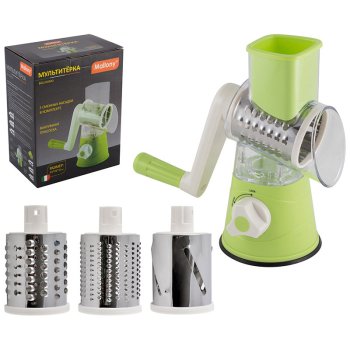 Мультитерка на вакуумной присоске с 3 насадками Mallony Belissimo (12)