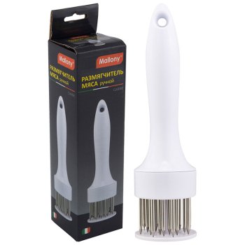 Размягчитель мяса Carne 19x5см ручной пластмасса, нерж сталь Mallony