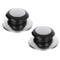 Ручка к крышке 5см нерж.сталь/полипропилен, 2шт, Vetta (12/360)