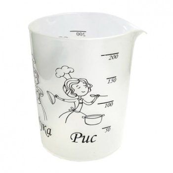 Стакан мерный 200мл рисунок Мультипласт (44)