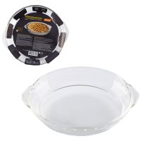 Форма для выпечки круглая с ручками 1,3л боросиликатное стекло Camilla Mallony (12)