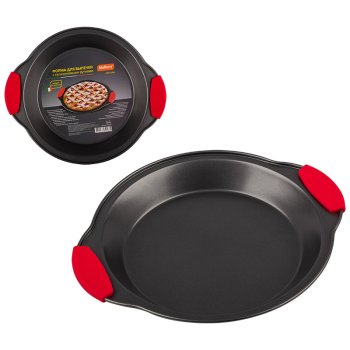 Форма для выпечки круглая силиконовые ручки 22x3см Cottura Mallony (24)