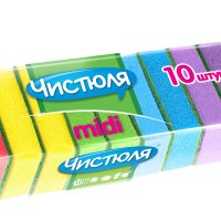 Губка для посуды Стандарт 10шт Чистюля (55)