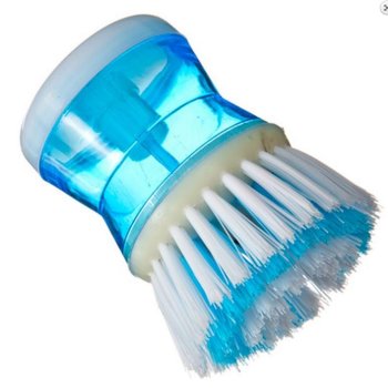 Щетка с мыльницей д/посуды с дозат VETTA 8см (12/120)*  акция