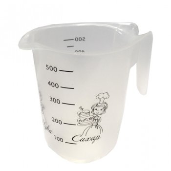 Кувшин мерный 0.5л рисунок Мультипласт (80)