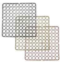 Решетка в раковину квадратная 27х27см микс Мультипласт (30)