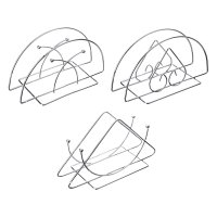 Салфетница 13х7х6см металл, 3 дизайна, Vetta (12)