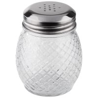 Солонка/перечница Spezia 150мл стекло стальная крышка (12)