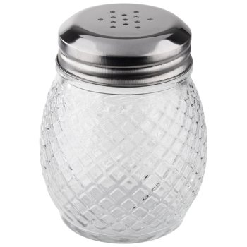 Солонка/перечница Spezia 150мл стекло стальная крышка (12)