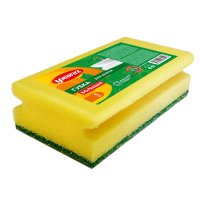 Губка для уборки помещений Умничка 1 шт. большая (42)
