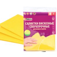 Салфетка вискоза 3шт 30х38см Paterra (70)