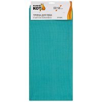 Салфетка д/пола микроф 80х90 M-03FL от шерсти и волос гладкая РыжийКот (25/100)