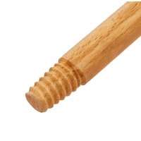 Черенок для швабры 120см D22 дерево 1сорт резьба (25)