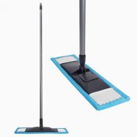 Швабра с насадк микроф карманы 13х43 Мамонтенок чистолюб 120см (24)