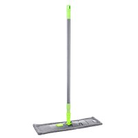 Швабра с насадкой микрофибра карманы 8х40см телескопич ручка 120см (24) акция