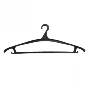 Вешалка д/верхней одежды р 52-54 черная (50)