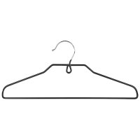 Вешалка металл c ПВХ покрытием тонкая черный (100)