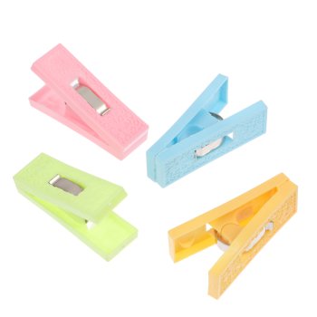 Прищепки д/белья пластик 12шт Кружево 4 цвета Vetta (12/144)