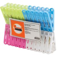 Прищепки для белья пластик 24шт (60)