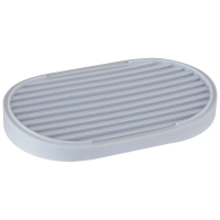 Мыльница гибкая 12,7x7,7x1см светло-серый РыжийКот (72) акция