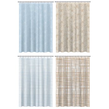 Штора для ванной 180x180см Peva кольца Марсельеза ассорти Vetta (12)