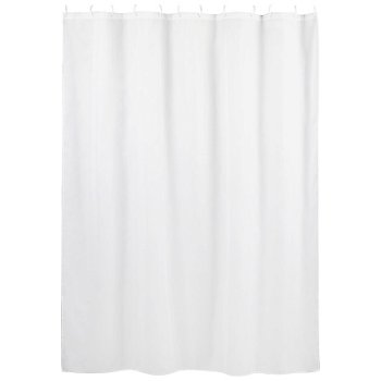 Штора для ванной 180x180см ПЭ крючки без принта (12)