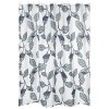 Штора для ванной 180x180см ПЭ крючки Ветки с листьями SC-PE-57 (12)