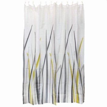 Штора для ванной 180x180см ПЭ крючки Трава SC-PE-27 (12)