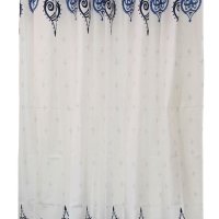 Штора для  ванной 180х180см ПЭ крючки УзорыSC-02 (12)