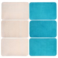 Коврик для ванной 35х55см полиэстер/велюр 3 дизайна Vetta Плитка акция