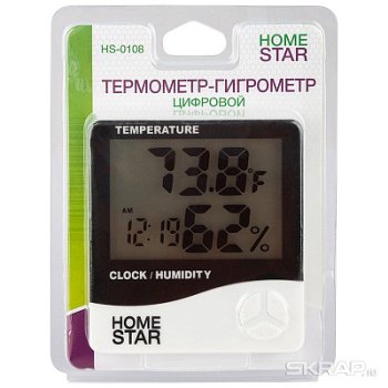 Термометр-гигрометр цифровой Homestar HS-0108 (150)