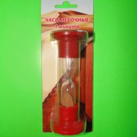 Часы песочные настольные 1 минута пакет (84)