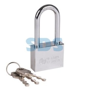 Замок навесной  50мм длинная дужка Четыре сезона