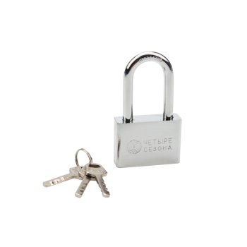 Замок навесной  60мм Сталь длинная дужка Четыре сезона