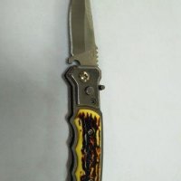 Нож складной  15см A913-4 кость (12)