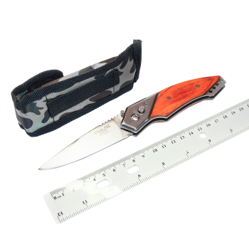 Нож складной  20см 236 орех (12)