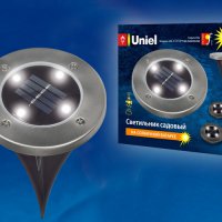 Светильник на солнечной батарее Uniel USL-F-171/PT130 6500К 200мАч металл IP44 (48)