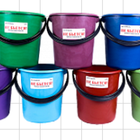 Ведро  5л 1сорт ударопрочное для сада цвет в асс (20)