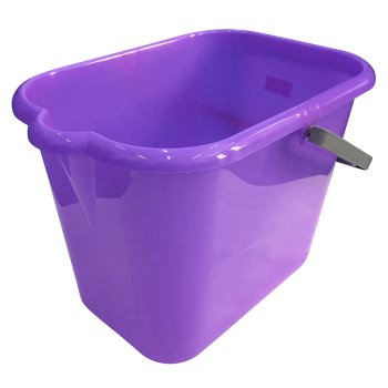 Ведро 16л прямоуг с носиком Мультипласт фиолетовый (10)