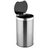 Ведро для мусора сенсорное Energy SMART-12S 12л 4.5Вт питание 3хR3 металлический корпус серебристый (1)