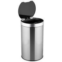 Ведро для мусора сенсорное Energy SMART-12S 12л 4.5Вт питание 3хR3 металлический корпус серебристый (1)