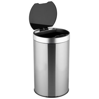 Ведро для мусора сенсорное Energy SMART-12S 12л 4.5Вт питание 3хR3 металлический корпус серебристый (1)