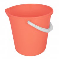 Ведро пищевое 7л с носиком коралловый (10)