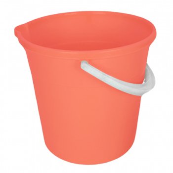 Ведро пищевое 7л с носиком коралловый (10)
