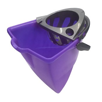 Ведро с отжимом 12л Мультипласт фиолетовый (1/7)