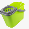 Ведро с отжимом 16л прямоуг с носиком Мультипласт салатовый (10)