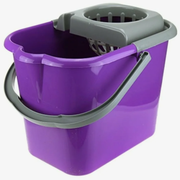 Ведро с отжимом 16л прямоуг с носиком Мультипласт фиолетовый (10)