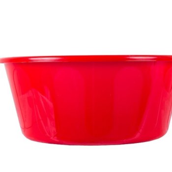 Таз 25л ПП для пищевых продуктов, красный (1/15)